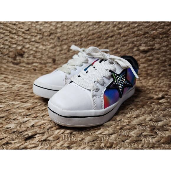 GIRLS SKECHERS HI LITE STARRY Multicolor Kids Fashion Sneakers Shoes Size 11 - Picture 4 of 13